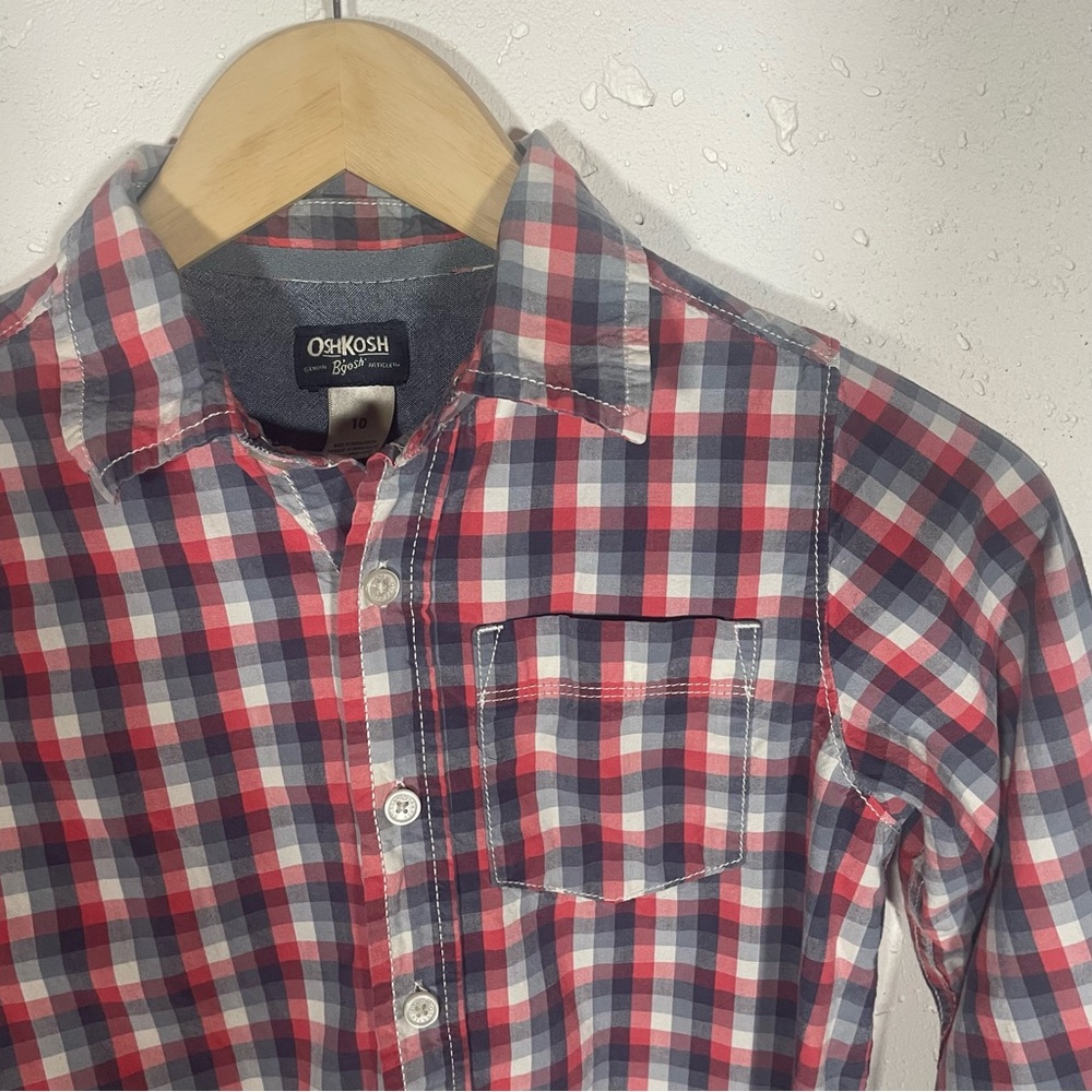 3/$10 
Osh Kosh plaid shirt